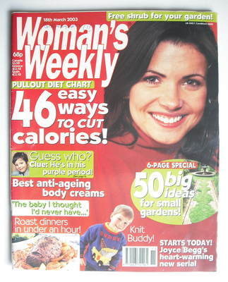 Woman's Weekly magazine (18 March 2003)