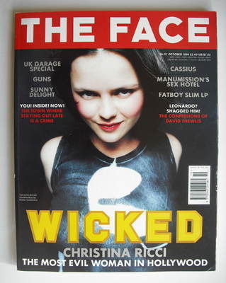 The Face magazine - Christina Ricci cover (October 1998 - Volume 3 No. 21)
