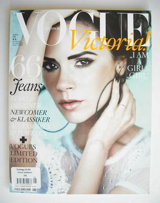 German Vogue magazine - May 2010 - Victoria Beckham cover