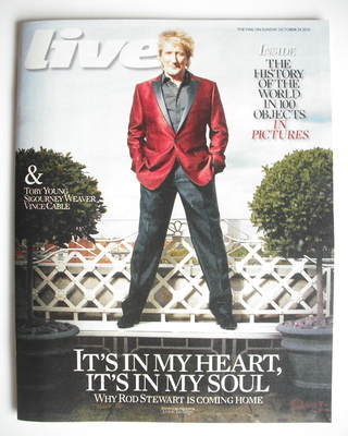 Live magazine - Rod Stewart cover (24 October 2010)
