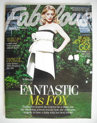 Fabulous magazine - Emilia Fox cover (25 July 2010)
