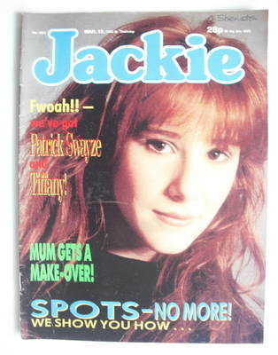 Jackie magazine - 12 March 1988 (Issue 1262 - Tiffany cover)