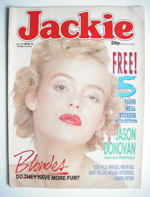 Jackie magazine - 6 August 1988 (Issue 1283)
