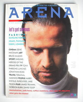 <!--1987-04-->Arena magazine - Spring/Summer 1987 - Christopher Lambert cov