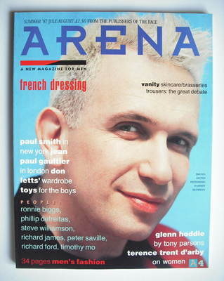 <!--1987-08-->Arena magazine - Summer 1987 - Jean-Paul Gaultier cover