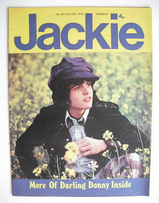 Jackie magazine - 27 July 1974 (Issue 551 - Donny Osmond cover)