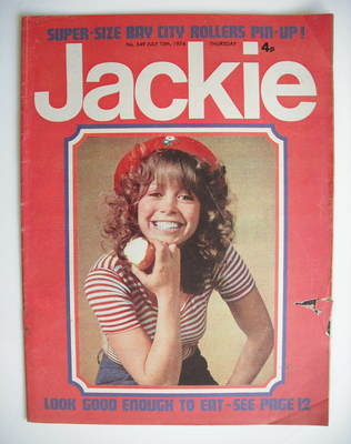 Jackie magazine - 13 July 1974 (Issue 549)