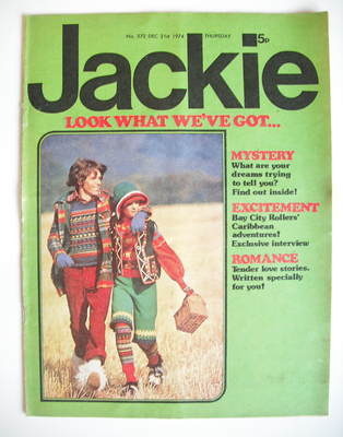 Jackie magazine - 21 December 1974 (Issue 572)