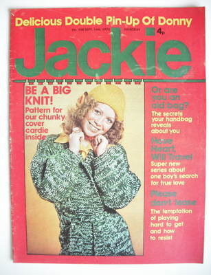 Jackie magazine - 14 September 1974 (Issue 558)