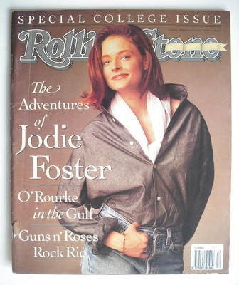 Rolling Stone magazine - Jodie Foster cover (21 March 1991 - Issue 600)