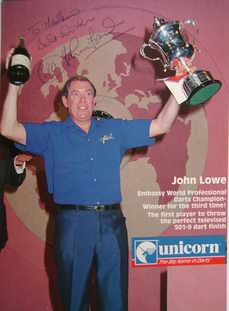 John Lowe autograph