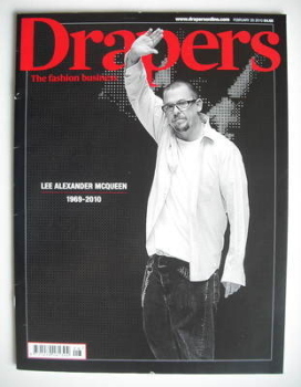 Drapers magazine - Lee Alexander McQueen cover (20 February 2010)