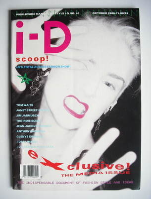 <!--1986-10-->i-D magazine - Muriel Gray cover (October 1986 - Issue 41)