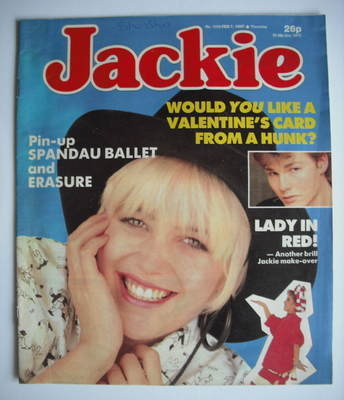 <!--1987-02-07-->Jackie magazine - 7 February 1987 (Issue 1205)