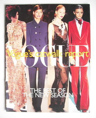 British Vogue supplement - Catwalk Report (1996)