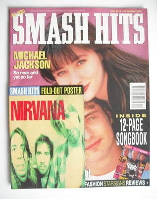 Smash Hits magazine - Shannen Doherty and Jason Priestley cover (18-31 March 1992)