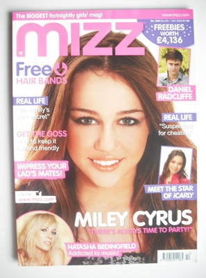 MIZZ magazine - Miley Cyrus cover (6-19 March 2008)