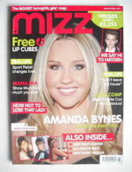 MIZZ magazine - Amanda Bynes cover (21 February - 5 March 2008)