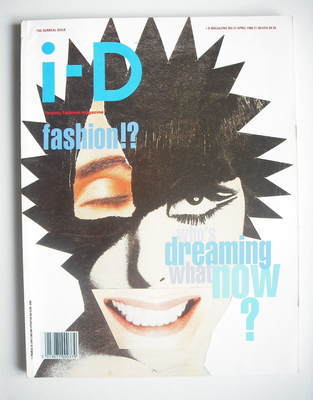 <!--1988-04-->i-D magazine - Who's Dreaming What Now cover (April 1988 - Is