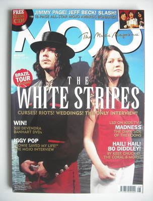<!--2005-08-->MOJO magazine - The White Stripes cover (August 2005 - Issue 