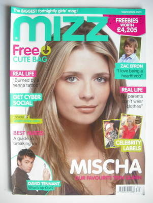 MIZZ magazine - Mischa Barton cover (26 July - 8 August 2007)