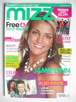 MIZZ magazine - Jamie Lynn Spears (4-17 October 2007)