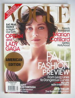 US Vogue magazine - July 2010 - Marion Cotillard cover