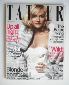 Tatler magazine - January 2006 - Diane Kruger cover
