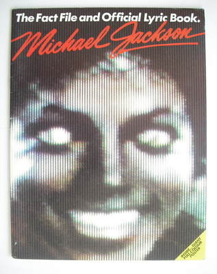 Michael Jackson magazine - The Fact File and Official Lyric Book (1984)