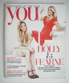 You magazine - Holly Willoughby and Fern Cotton cover (26 September 2010)