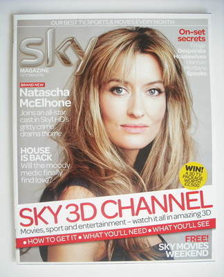 Sky TV magazine - October 2010 - Natascha McElhone cover