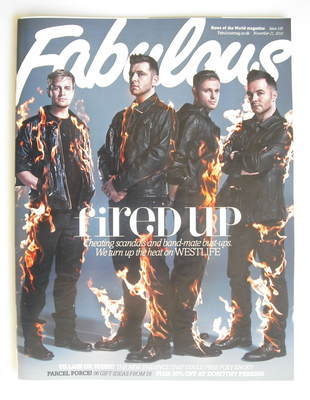Fabulous magazine - Westlife cover (21 November 2010)