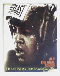 The Sunday Times magazine - Muhammad Ali cover (8 September 1974)