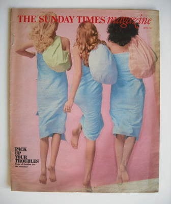 The Sunday Times magazine - Pack Up Your Troubles cover (31 July 1977)