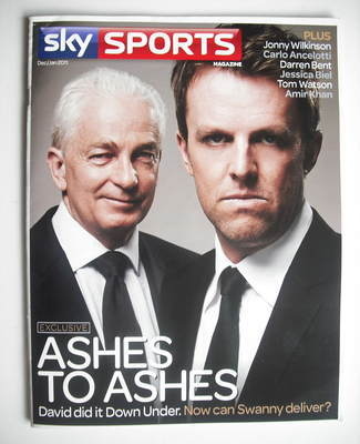 Sky Sports magazine - December/January 2011 - David Gower and Graeme Swann 
