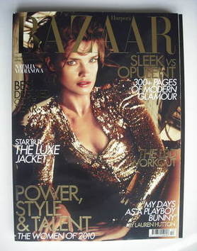 Harper's Bazaar magazine - December 2010 - Natalia Vodianova cover