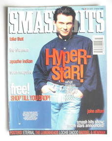 Smash Hits magazine - Christian Slater cover (27 October - 9 November 1993)