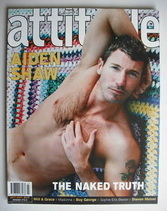 Attitude magazine - Aiden Shaw cover (July 2001)