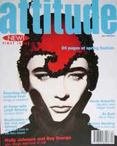 Attitude magazine - Boy George cover (May 1994 - First Issue)