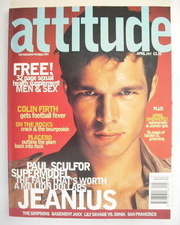 <!--1997-04-->Attitude magazine - Paul Sculfor cover (April 1997)