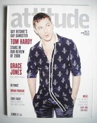 Attitude magazine - Tom Hardy cover (December 2008)