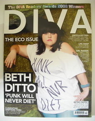 Diva magazine - Beth Ditto cover (February 2008)