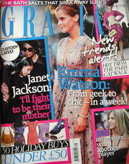 <!--2009-07-20-->Grazia magazine - Emma Watson cover (20 July 2009)