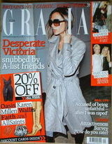 Grazia magazine - Victoria Beckham cover (11 December 2006)