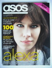 <!--2008-11-->asos magazine - November 2008 - Alexa Chung cover