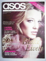 <!--2008-12-->asos magazine - December 2008 - Blake Lively cover