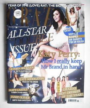 <!--2010-12-31-->Grazia magazine - Katy Perry cover (31 December 2010)