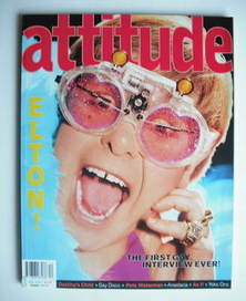 Attitude magazine - Elton John cover (December 2001)