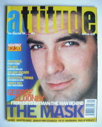 <!--1996-06-->Attitude magazine - George Clooney cover (June 1996)