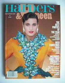 <!--1988-12-->British Harpers & Queen magazine - December 1988 - Yasmin Le 